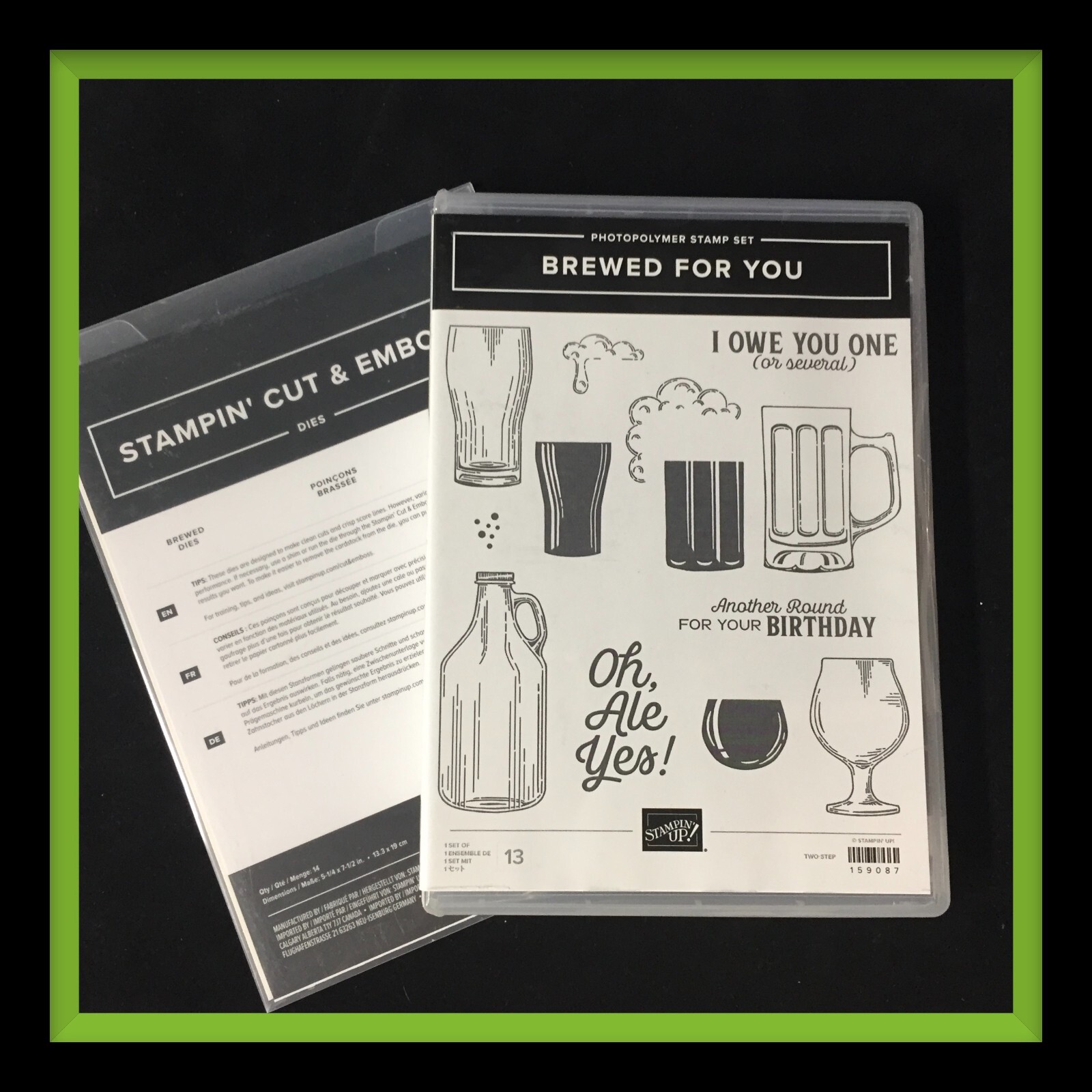 Stampin Up! BREWED FOR YOU Stamps & BREWED Dies …. OH, ALE YES! #336