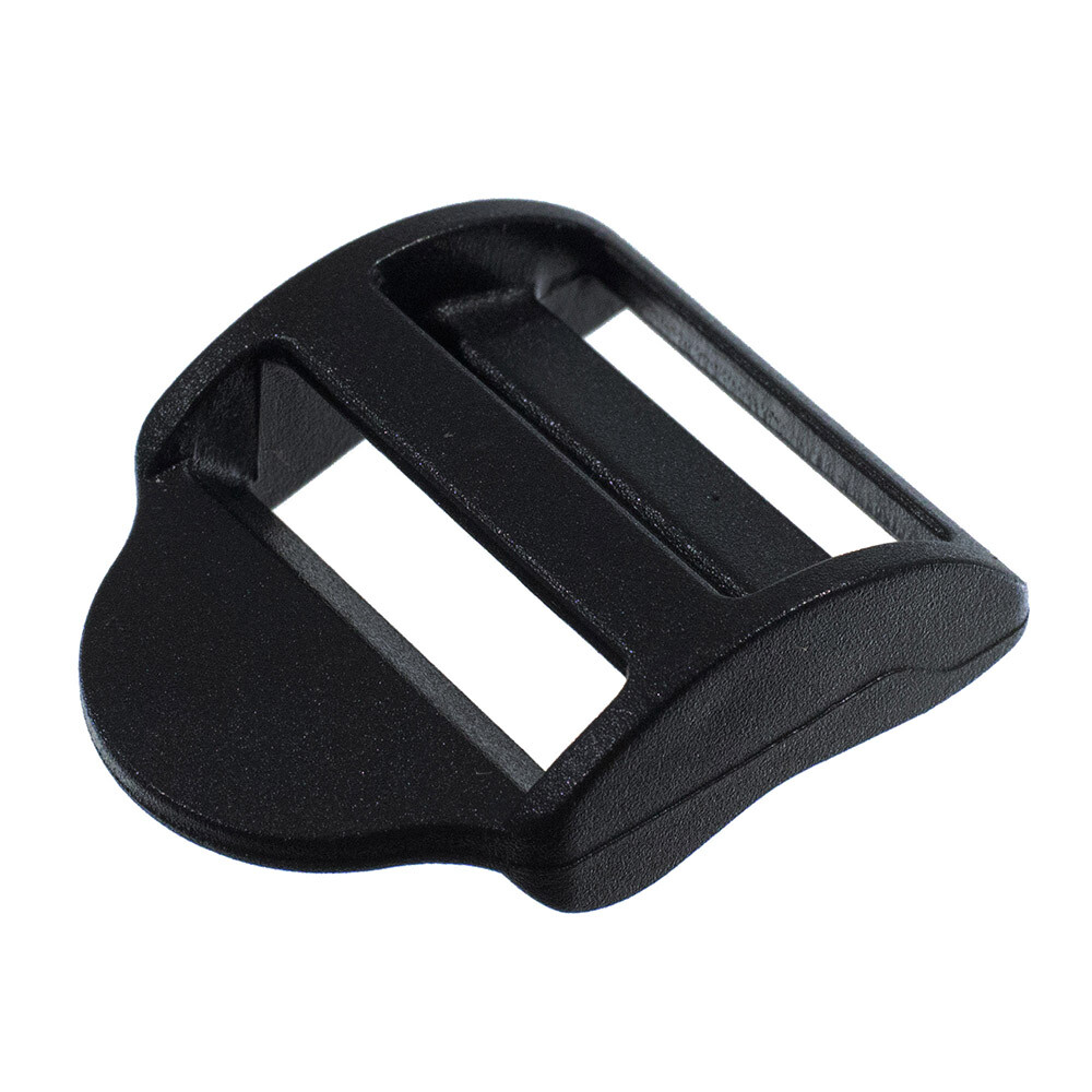 Paracord Planet 1 Inch Sliding Ladder Buckle – Tri-Glide Design – Black Plastic