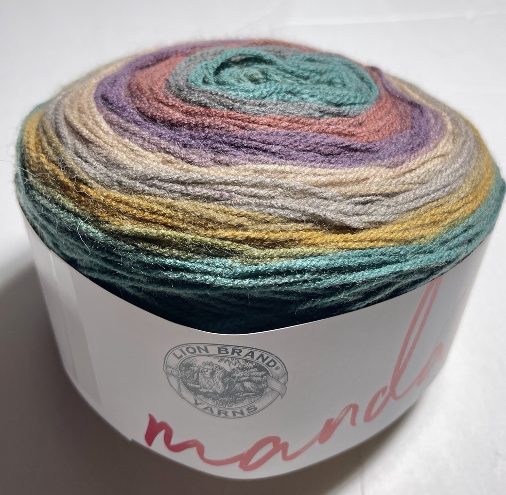 LION BRAND MANDALA CAKE 1- Pk. WARLOCK . I COMBINE SHIPPING. see details.
