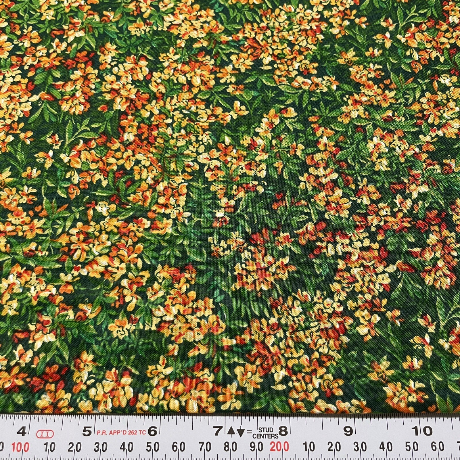 Fields in Bloom Springs Industries Quilters Only Cotton Fabric Half Yard Remnant