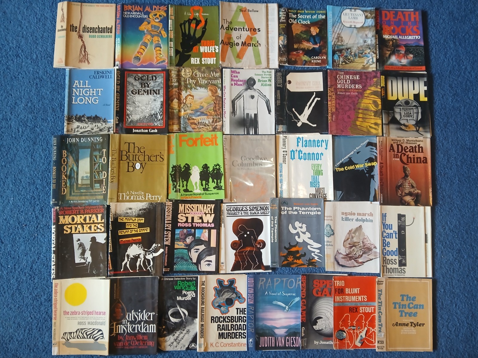 Lot 36 Vintage Dust Jackets ONLY -No Books- Craft Journal Scrapbooking ephemera