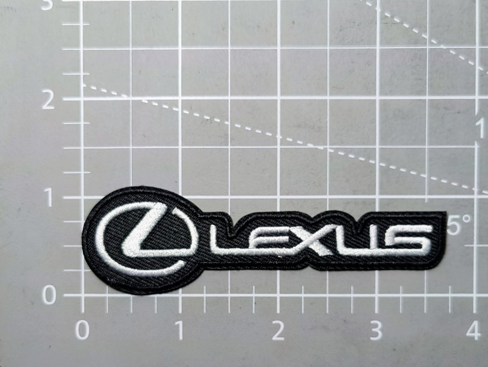 Lexus Patch Logo Car Automobiles Japan Embroidered Iron On Patch 1.15×3.75″