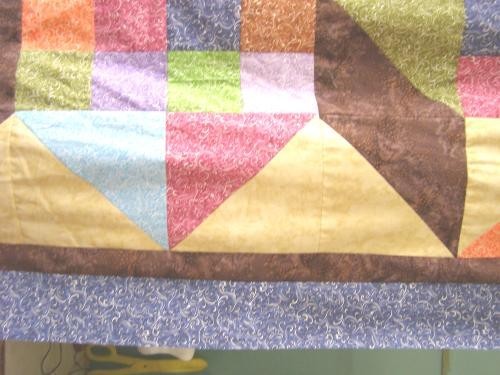 Scott Flanagan Mystery Quilt Along quilt top. Not quilted 84″ square #1624