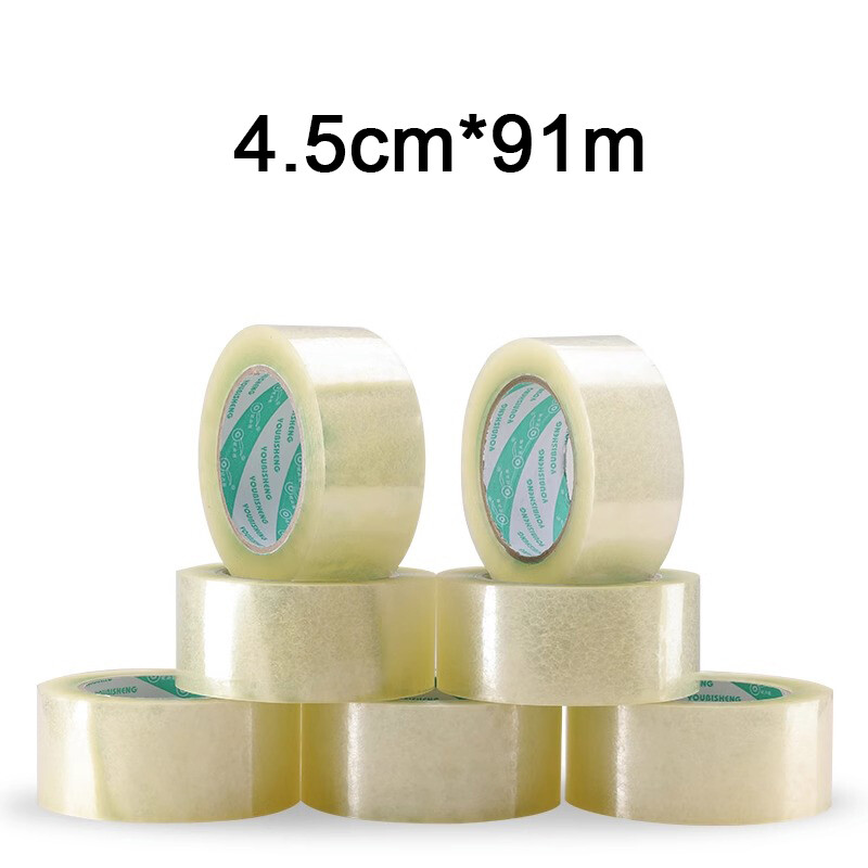 Transparent Strong Parcel Packing Tape Carton Sealing Tape Packaging 4.5cm*91m