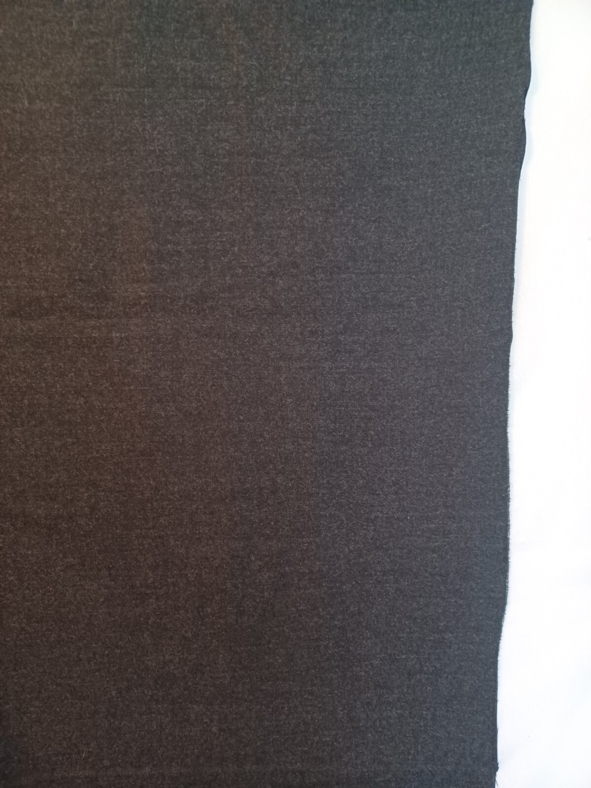1.69 Yds. Charcoal Gray Wool Blend Suiting, 40″W, for Clothes, Crafts, Blanket