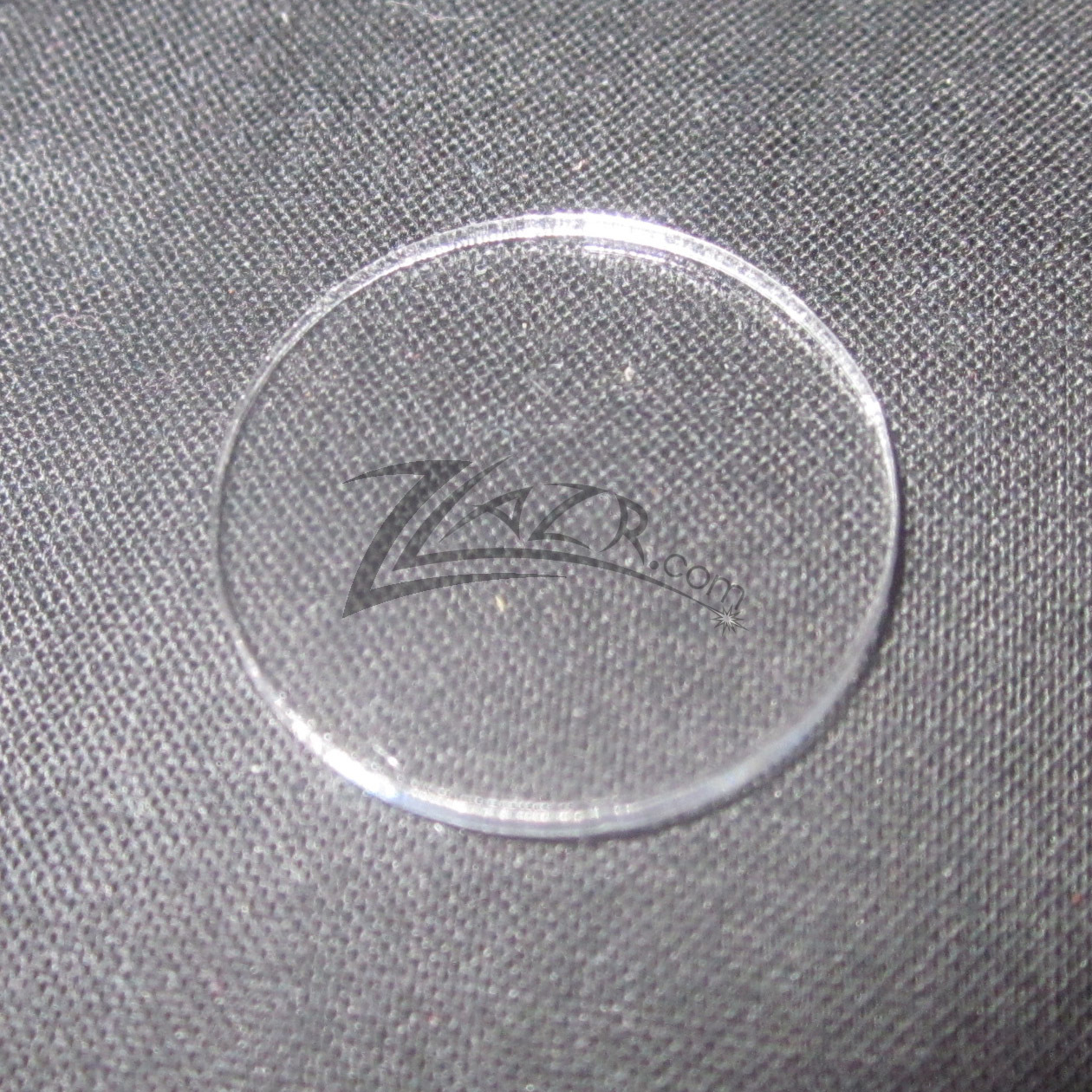 (100) 1/2″x1/16″ Acrylic Small Circles Laser Disc Clear Plastic Miniature Base