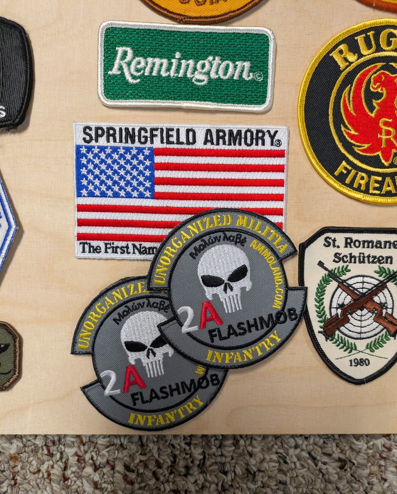 Vintage Shooting Sports Patch Collection – 50 total – BSA Colt Mauser Savage