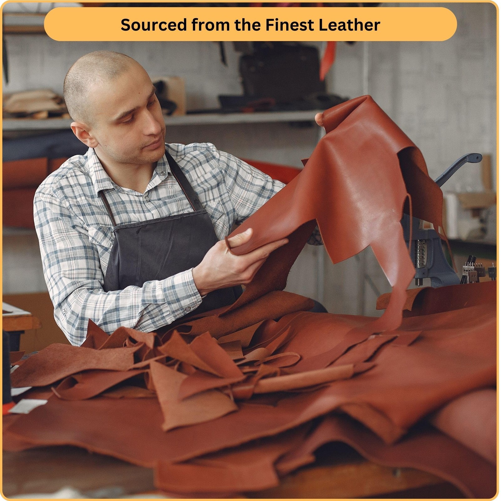 Genuine Leather Hide | 1.3-1.5 Mm Thick | Full Grain Leather Sheet & Pieces for