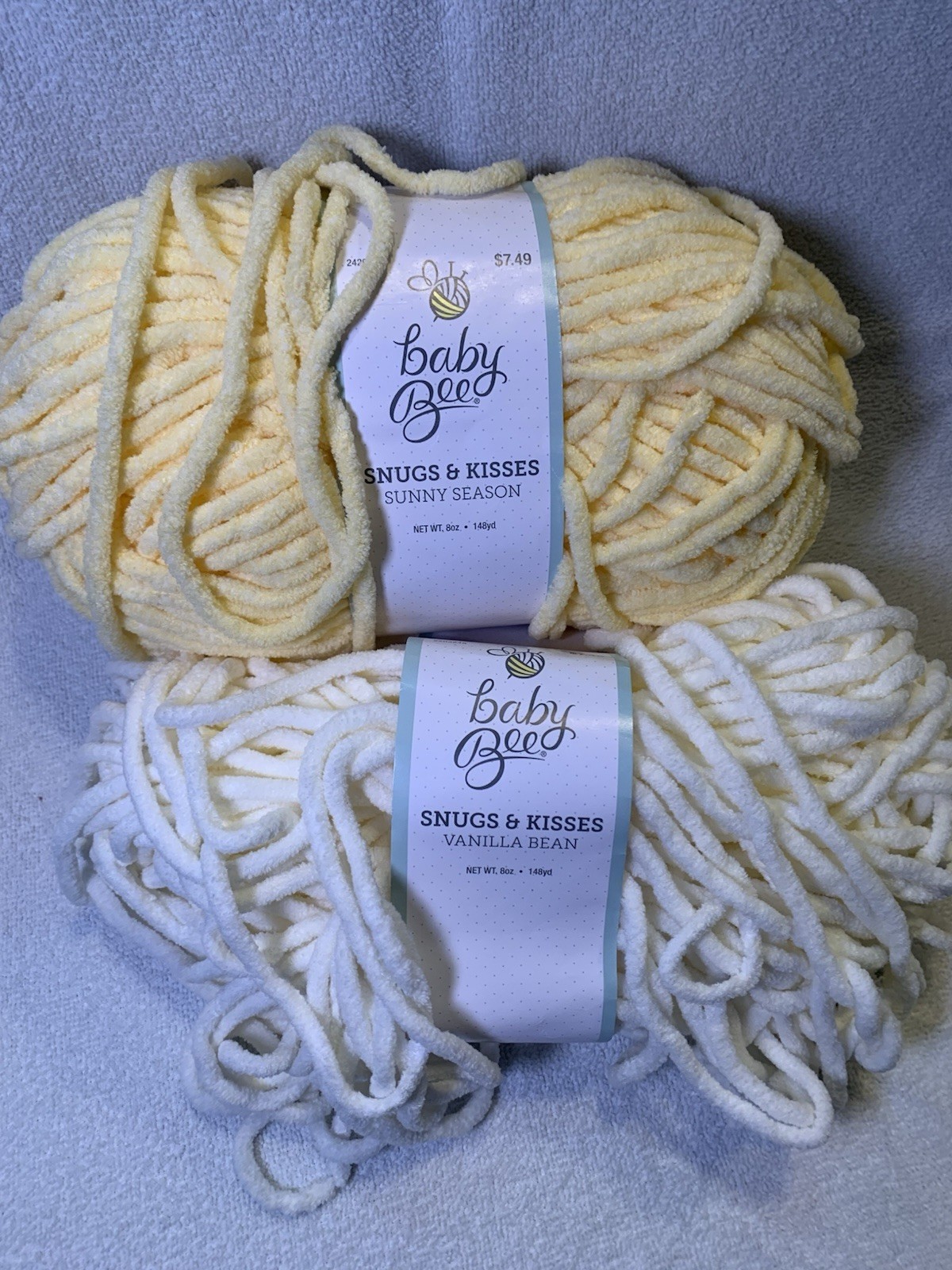 Lot Of 2 Partials Baby Bee Snugs & Kisses In Vanilla Bean & Sunny Season