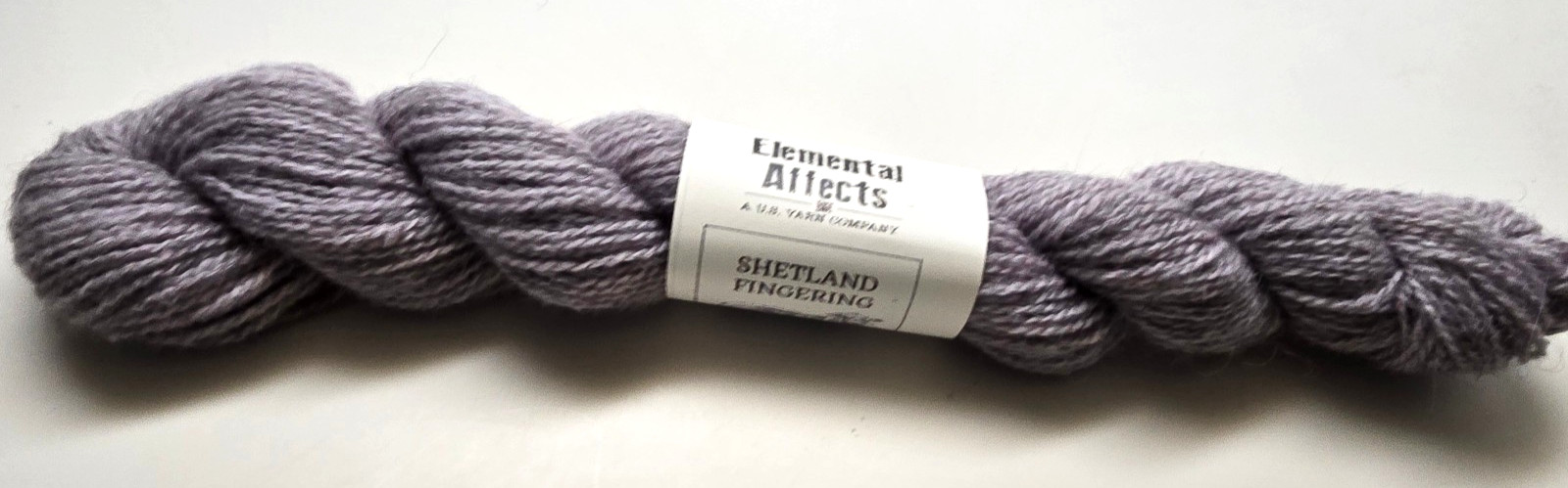 Single Elemental Affects Shetland Fingering 017 Lilac Lot MU85-D 1 oz/118 yd TM