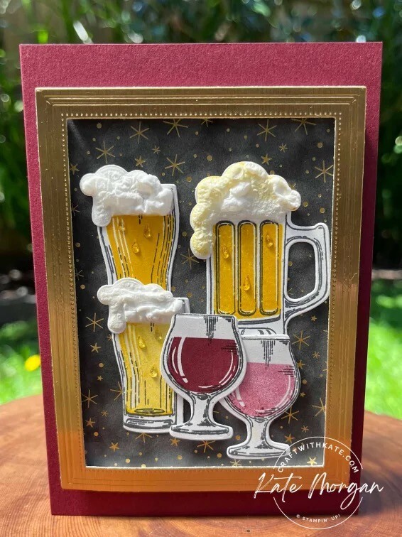 Stampin Up! BREWED FOR YOU Stamps & BREWED Dies …. OH, ALE YES! #336