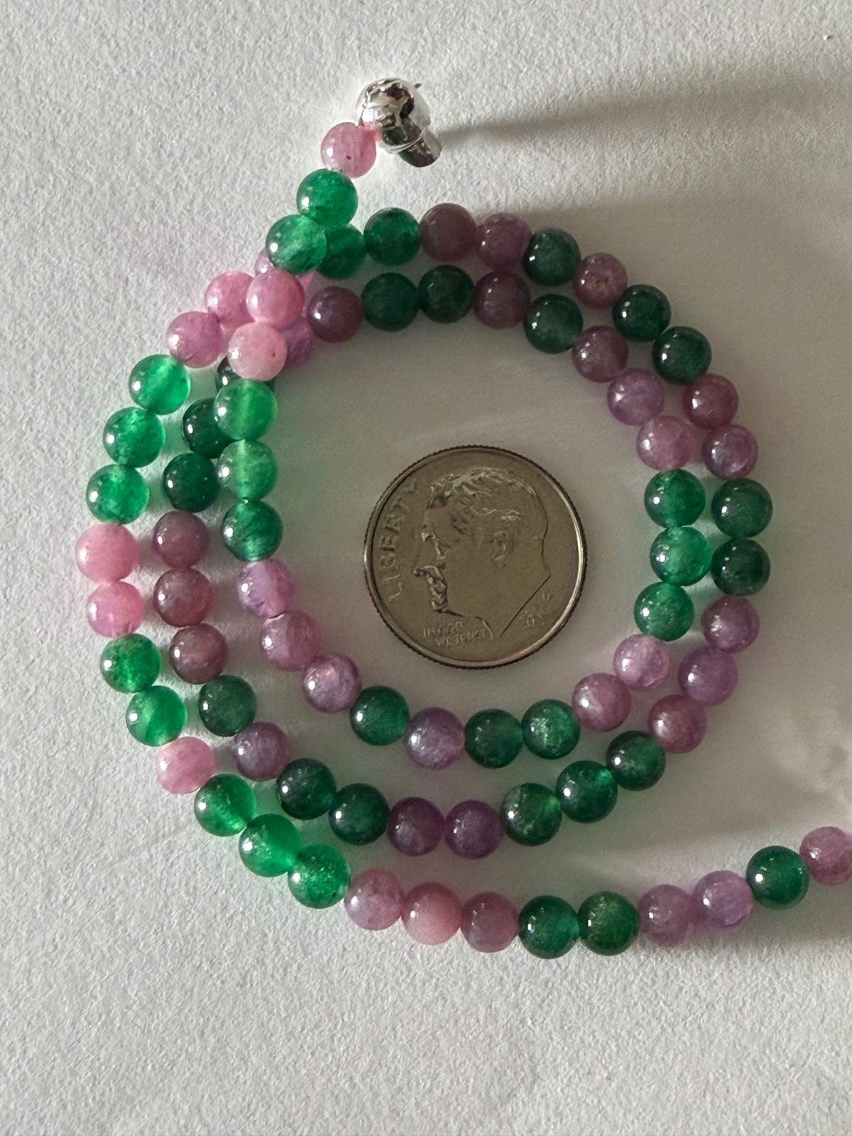 Natural Ruby, Natural Fuchsite Beads 4mm round