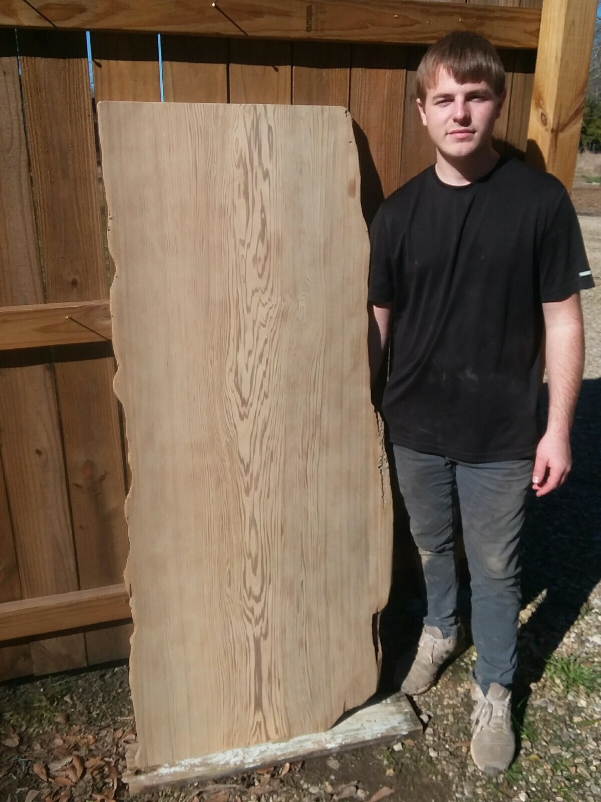 RETURNS ACCEPTED Carbon Dated Old Growth Sinker Cypress Slab Countertop TableTop