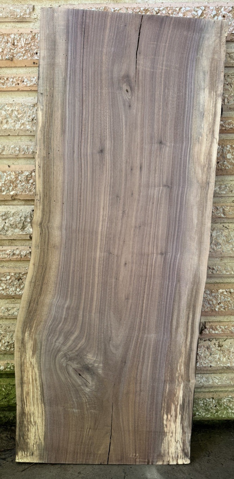 Thick Black Walnut Slab/ Live Edge Walnut/ Craft Wood/ Live Edge Wood- J&R