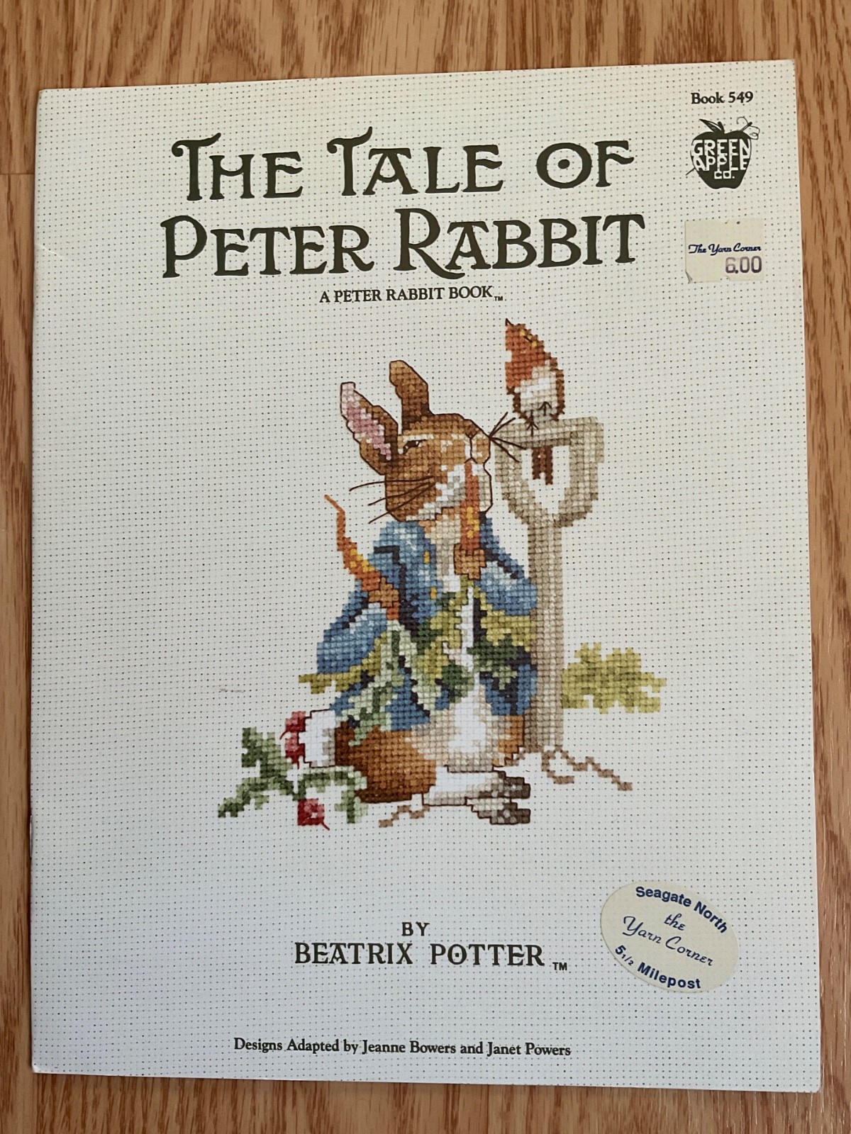 The Tale Of Peter Rabbit Cross Stitch Chart Book 549 Revised Edition 1991