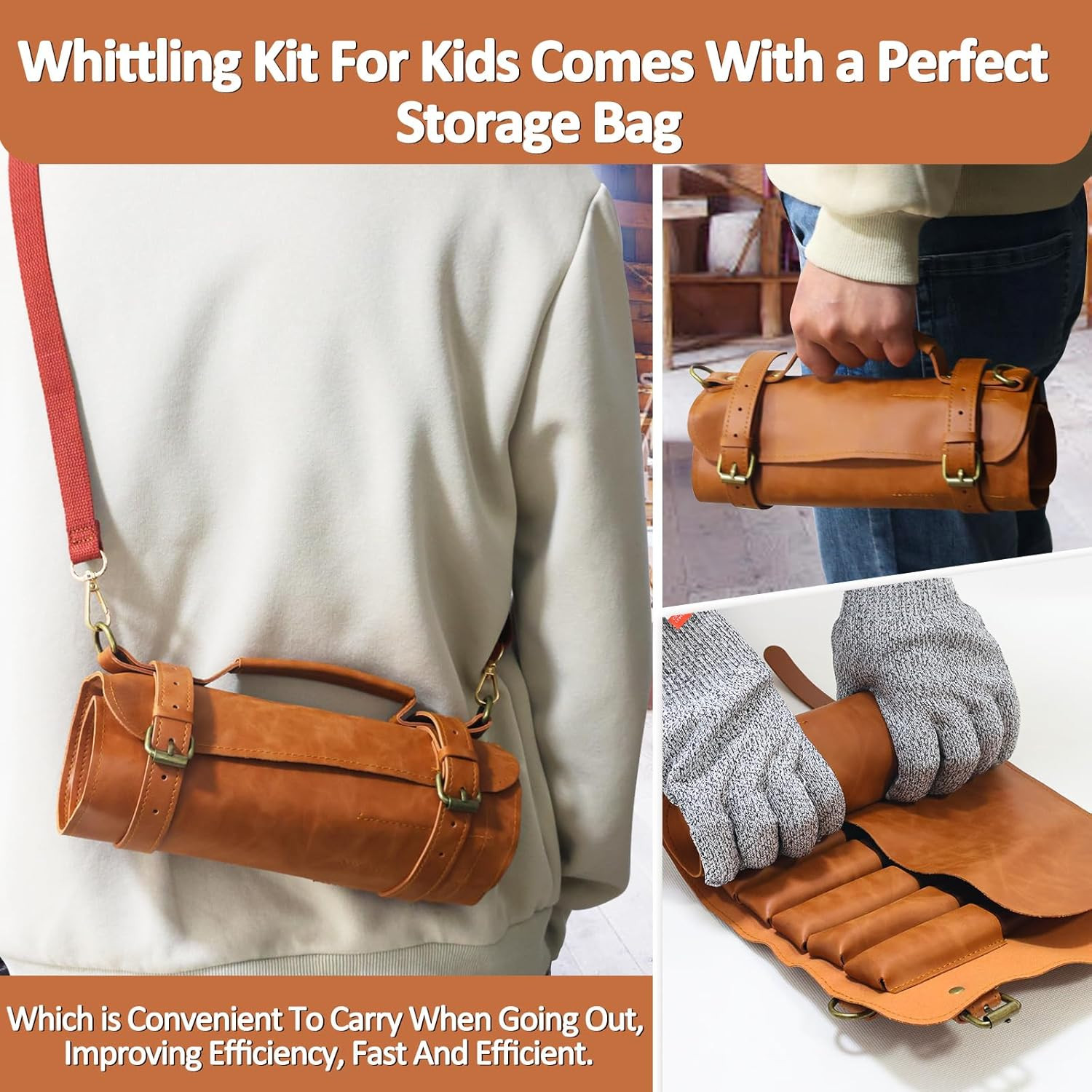 Professional Wood Carving Kit for Beginners and Adults – Whittling Tools Set