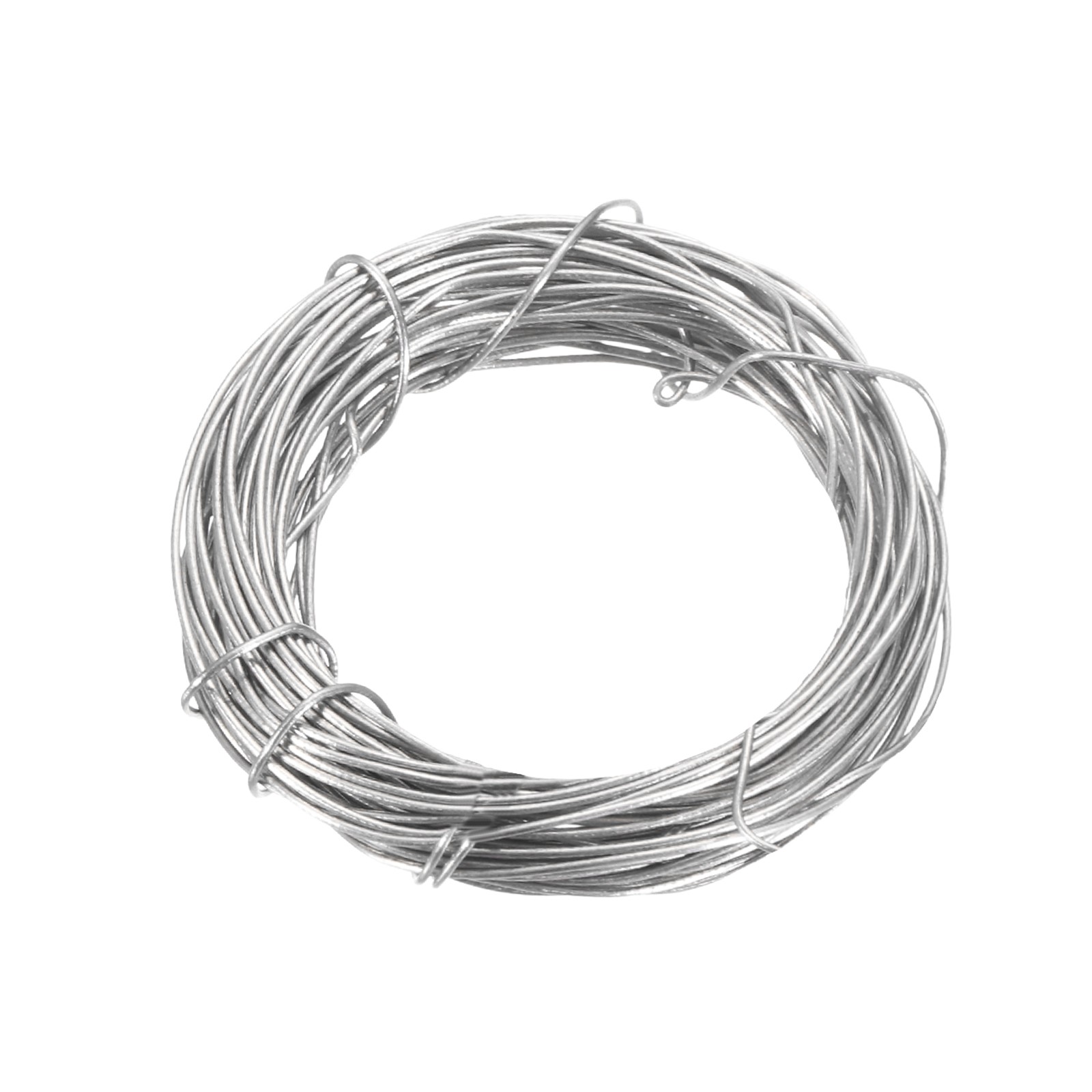 Titanium Wire, 16 Feet x 0.5mm 24 Gauge TA1 Titanium Soft Wire, Silver Tone