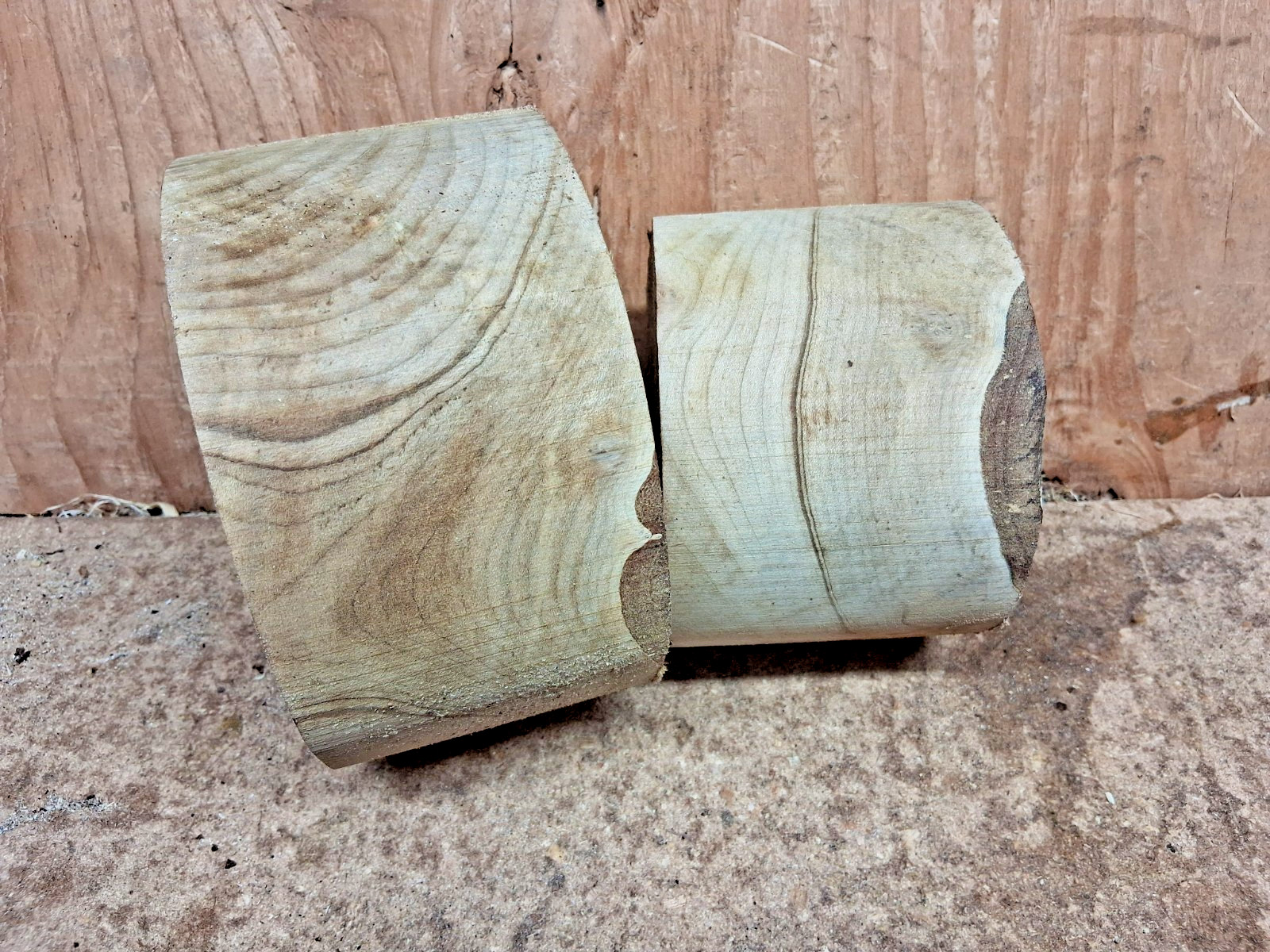 Maple Wood Turning Bowl Blanks Deep 2 pc