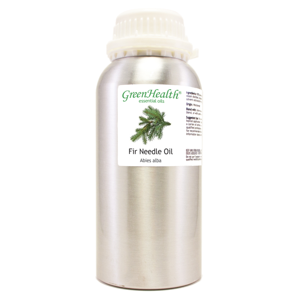 16 fl oz Fir Needle Essential Oil (100% Pure & Natural) in Aluminum Bottle