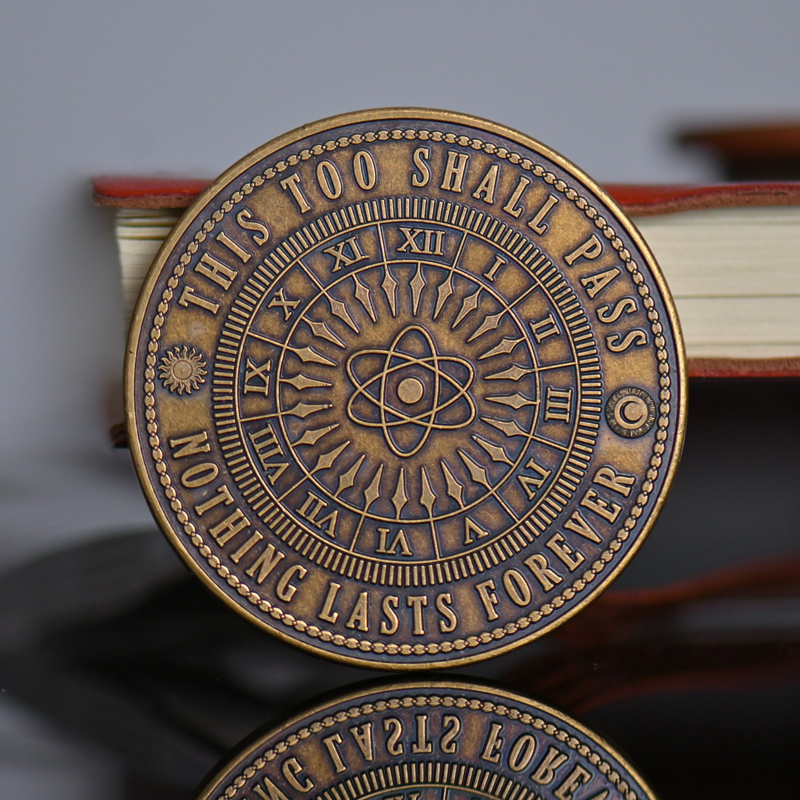 This Too Shall Pass Quote Coin | Motivational Encouragement Gift Medallion