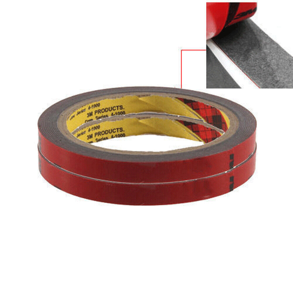 4x Auto Tape Acrylic Foam Double Sided Back Mounting Adhesive 3m x 10mm Car 10ft
