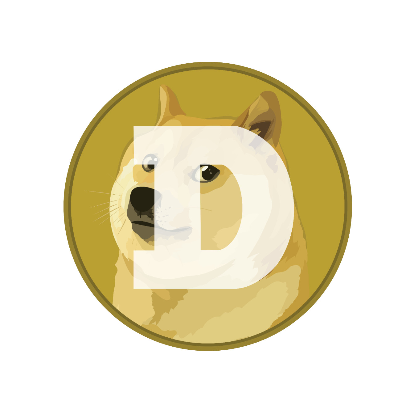 Dogecoin Sticker Decal