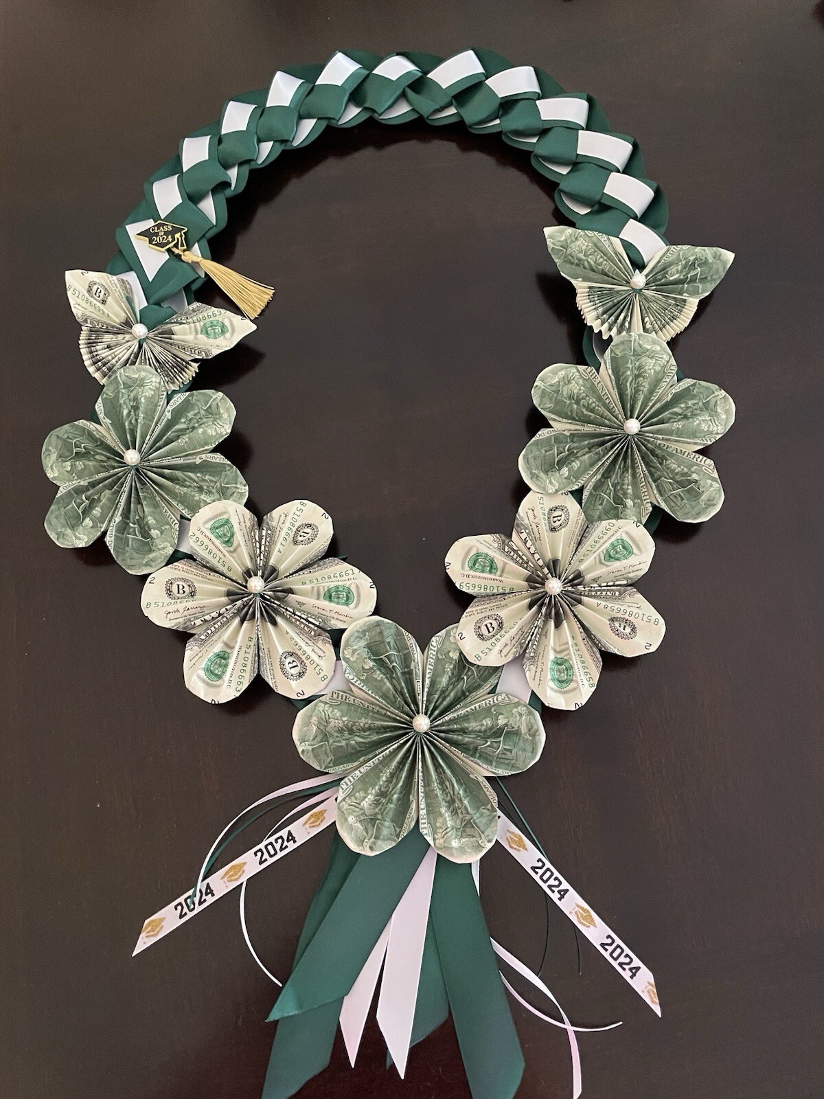 Class Of 2026 PIN AVAILABLE Hawaii Money Lei-Graduation. $19 cash Back value!