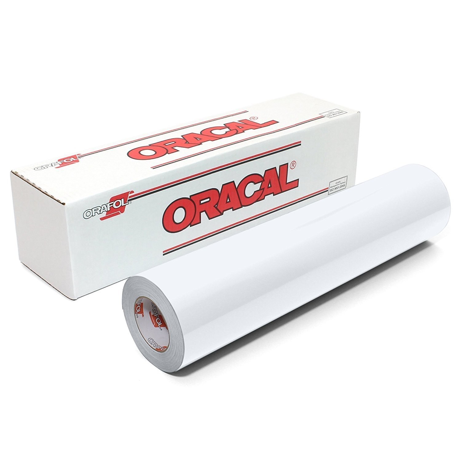 651 Permanent Matte Vinyl Long Lasting Adhesive White 12 Inch x 25 Ft Roll
