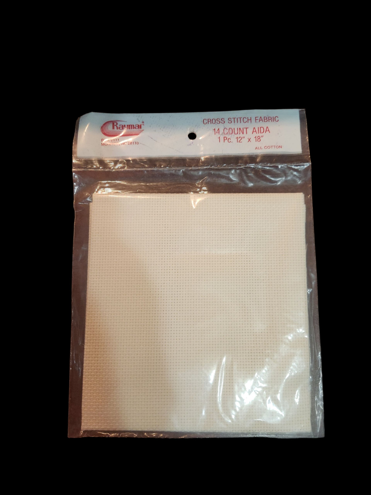 Cross Stitch 14 Count Aida Cotton Cloth Assorted Makers & Colors 12×18″ NIP