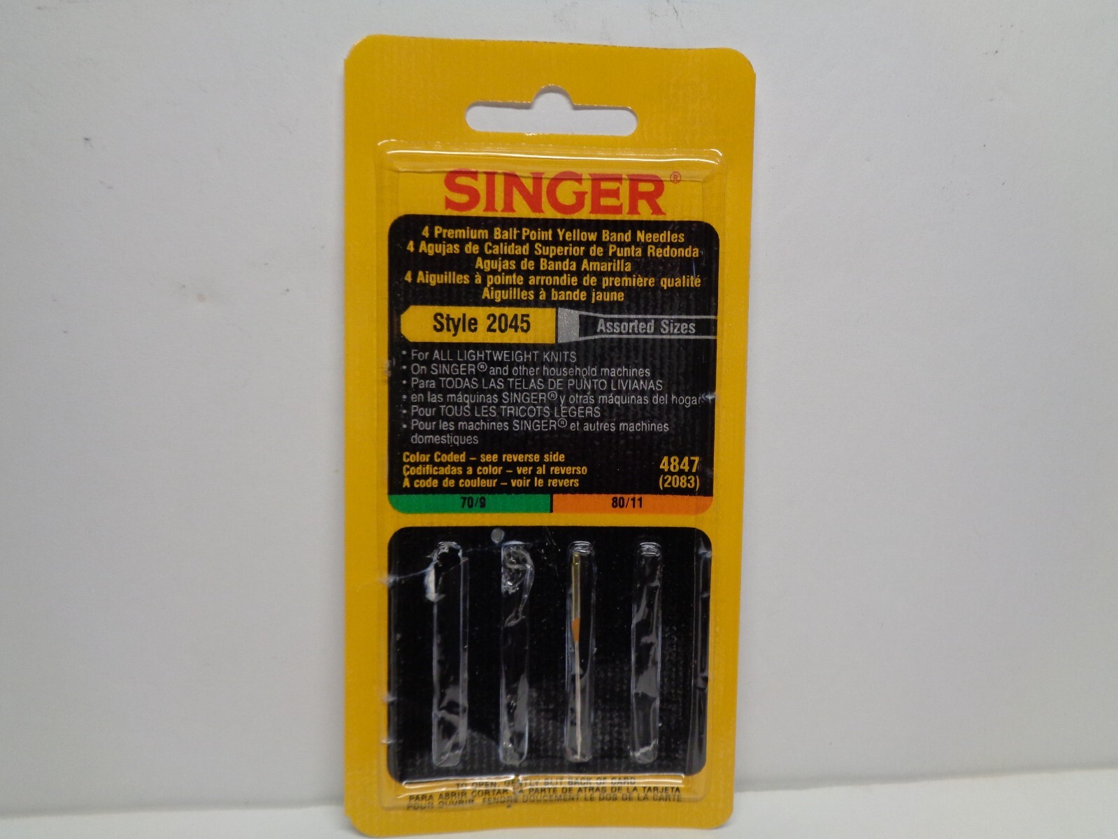 Singer Sewing Machine Needles – 6 Packs / 20 Qty – Details In Description