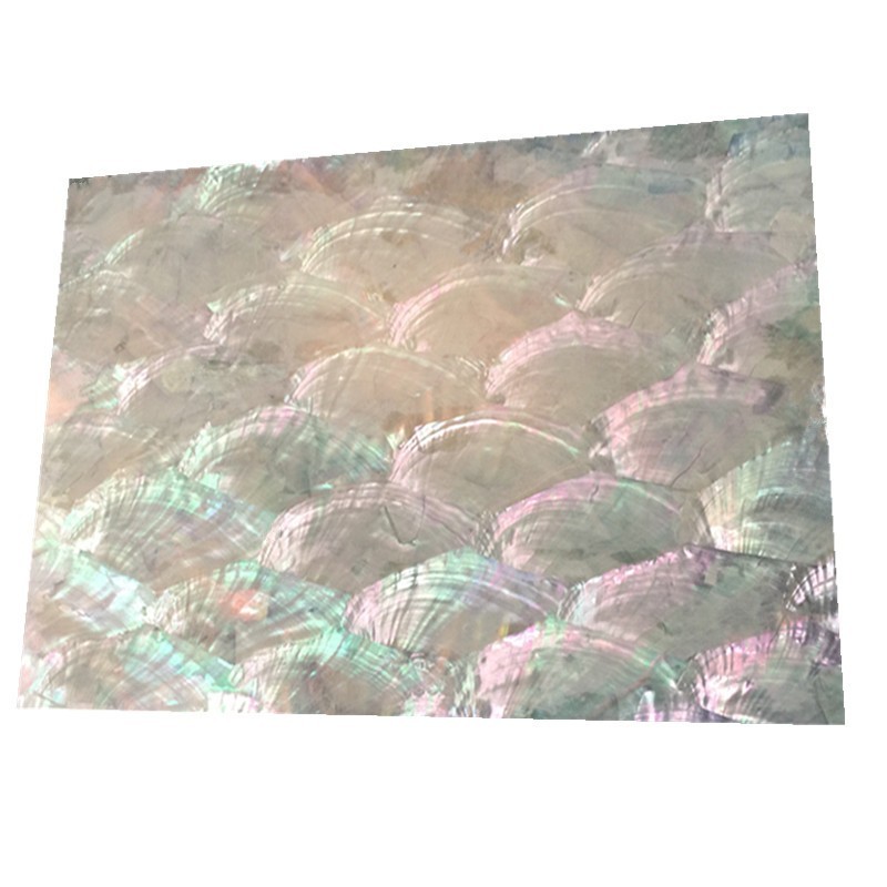 1x Shell Sheet Veneer Inlay 9 1/2″x5 1/2″ (240x140x0.2mm) White