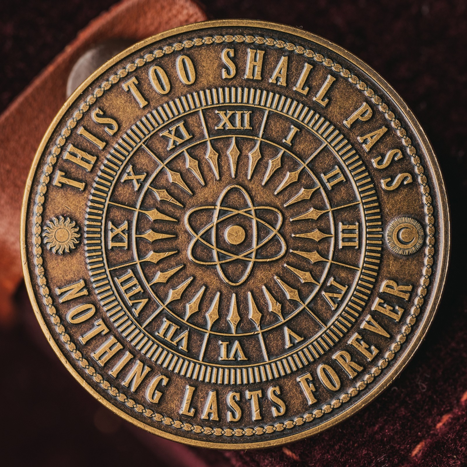 This Too Shall Pass Quote Coin | Motivational Encouragement Gift Medallion