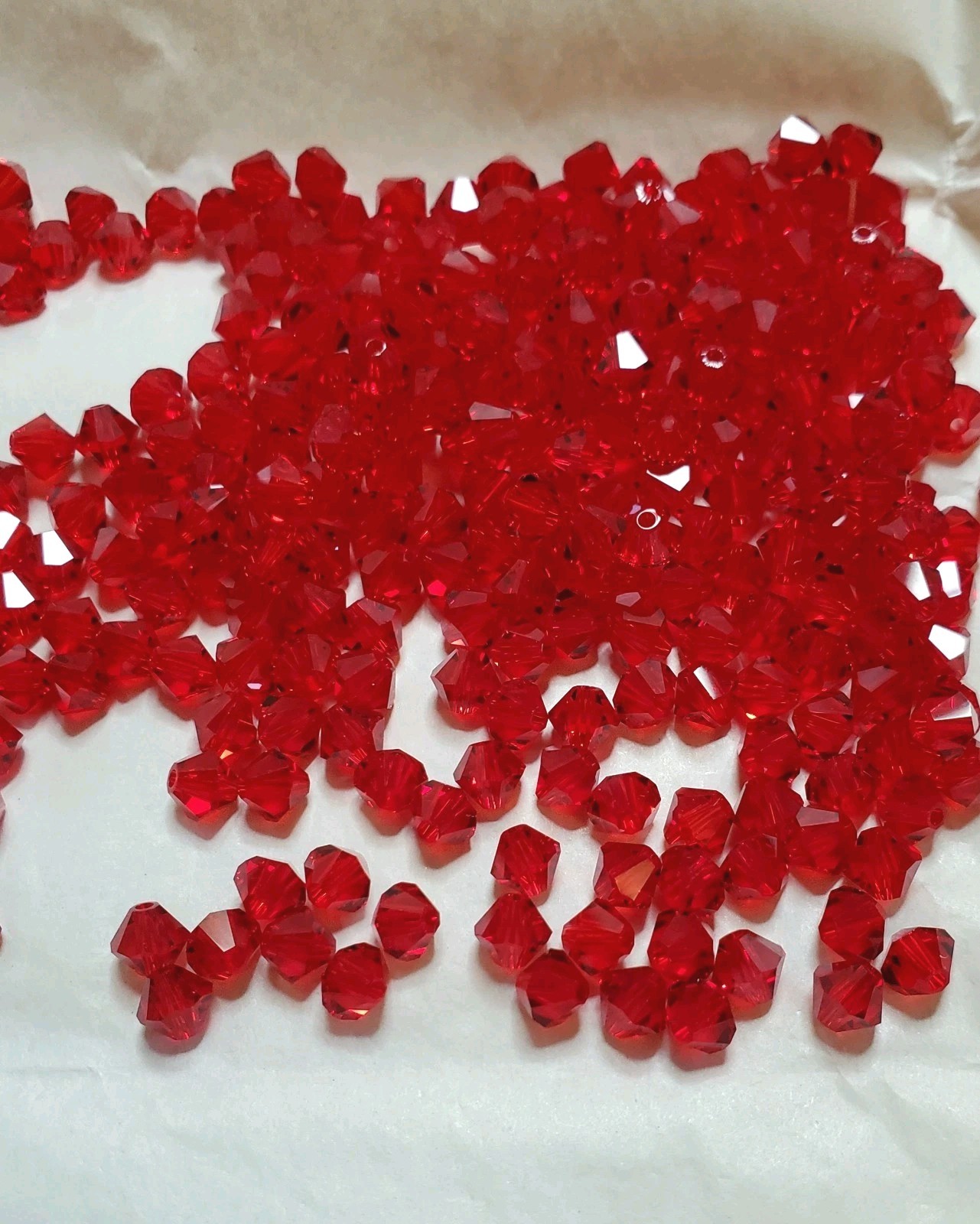 Swarovski 5301 5mm bicone beads Light Siam (24pcs)