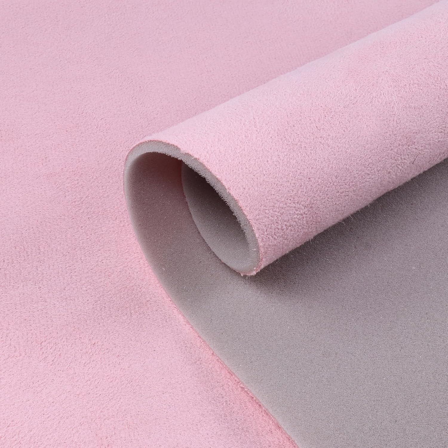 Soft and Lightweight Pink Suede Headliner 60″ x 96″ for Easy Install Projects
