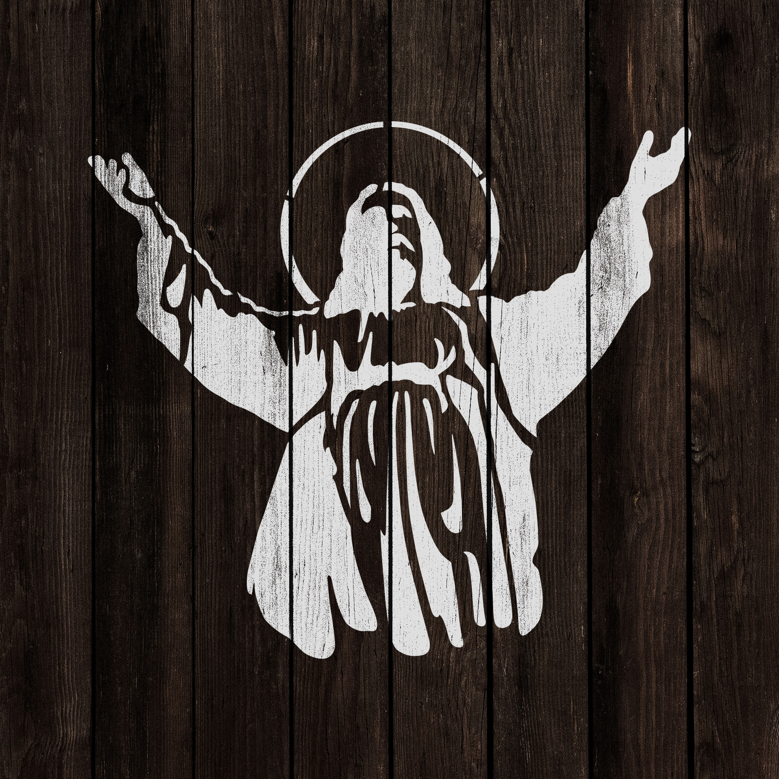 Jesus Stencil – Durable & Reusable Mylar Stencils