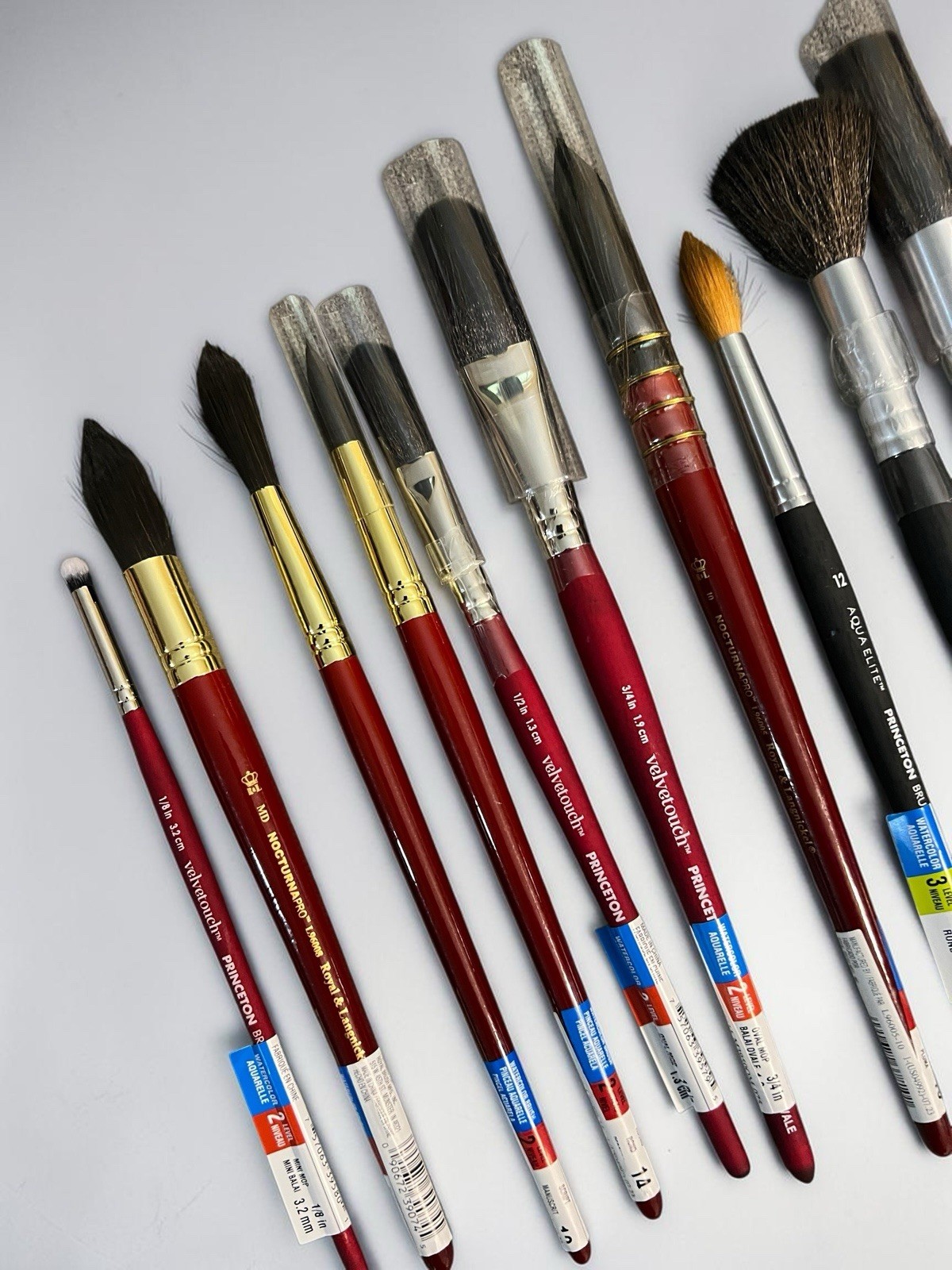 Assortment of 17 Professional Mop Brushes-Brand New
