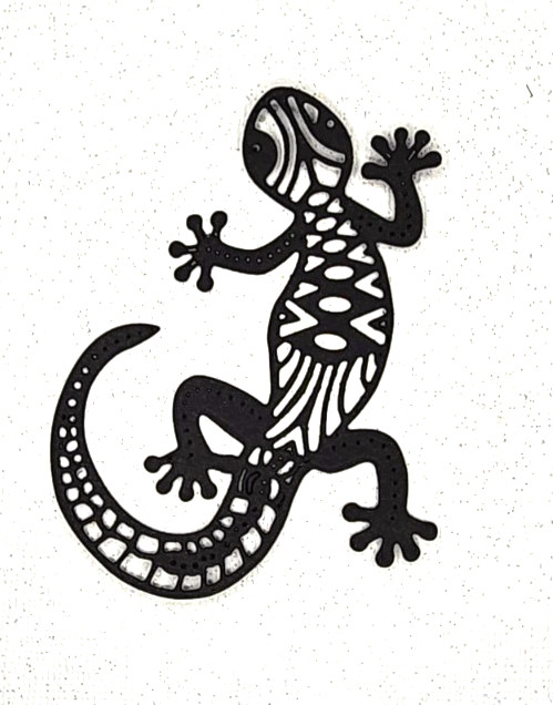 Gecko Lizard Southwest Metal Cutting Die Desert Scrapbooking Card Making Arizona