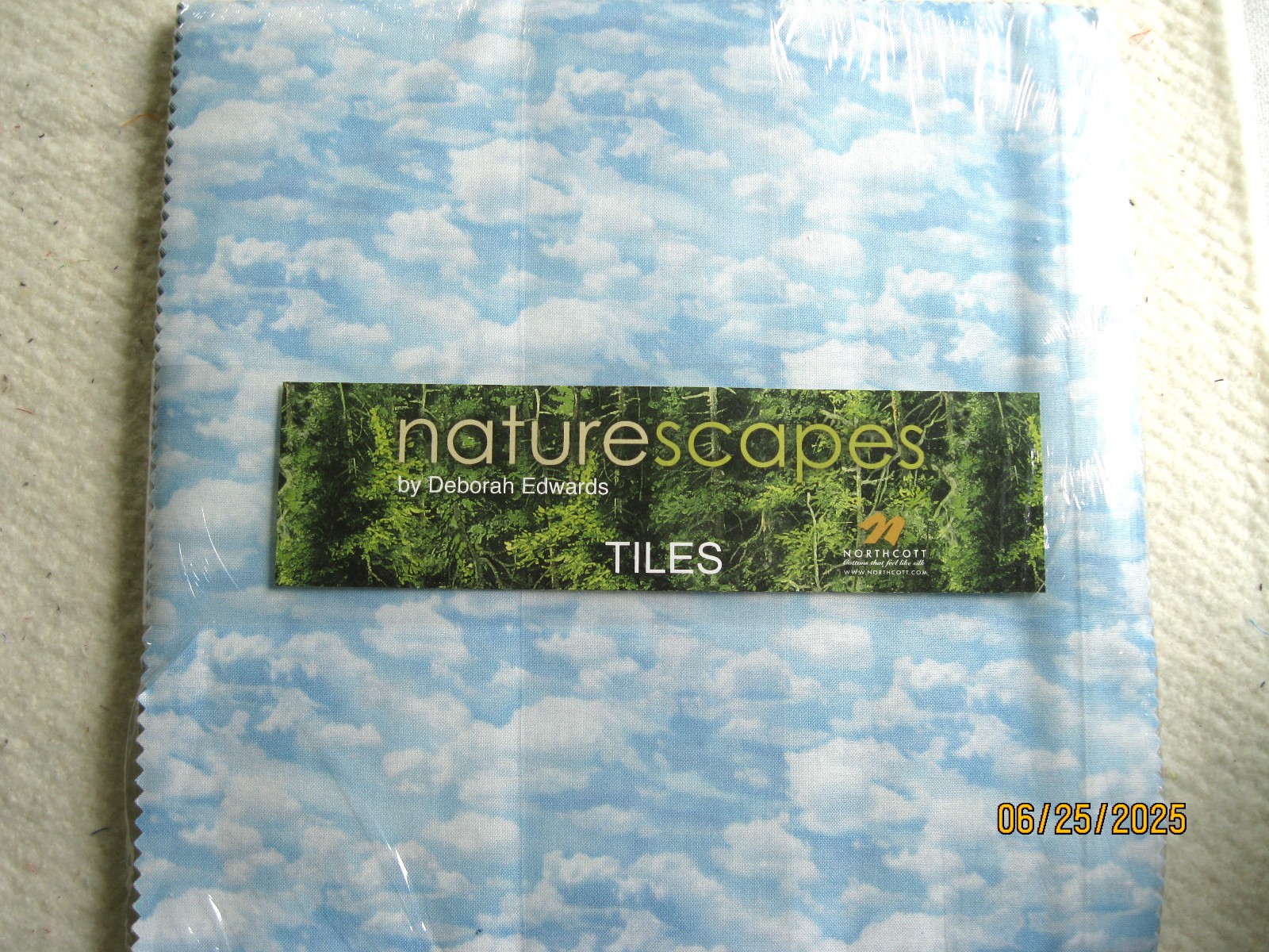 Northcott Naturescapes by Deborah Edwards – layer cake 10″ square, 42 pcs.