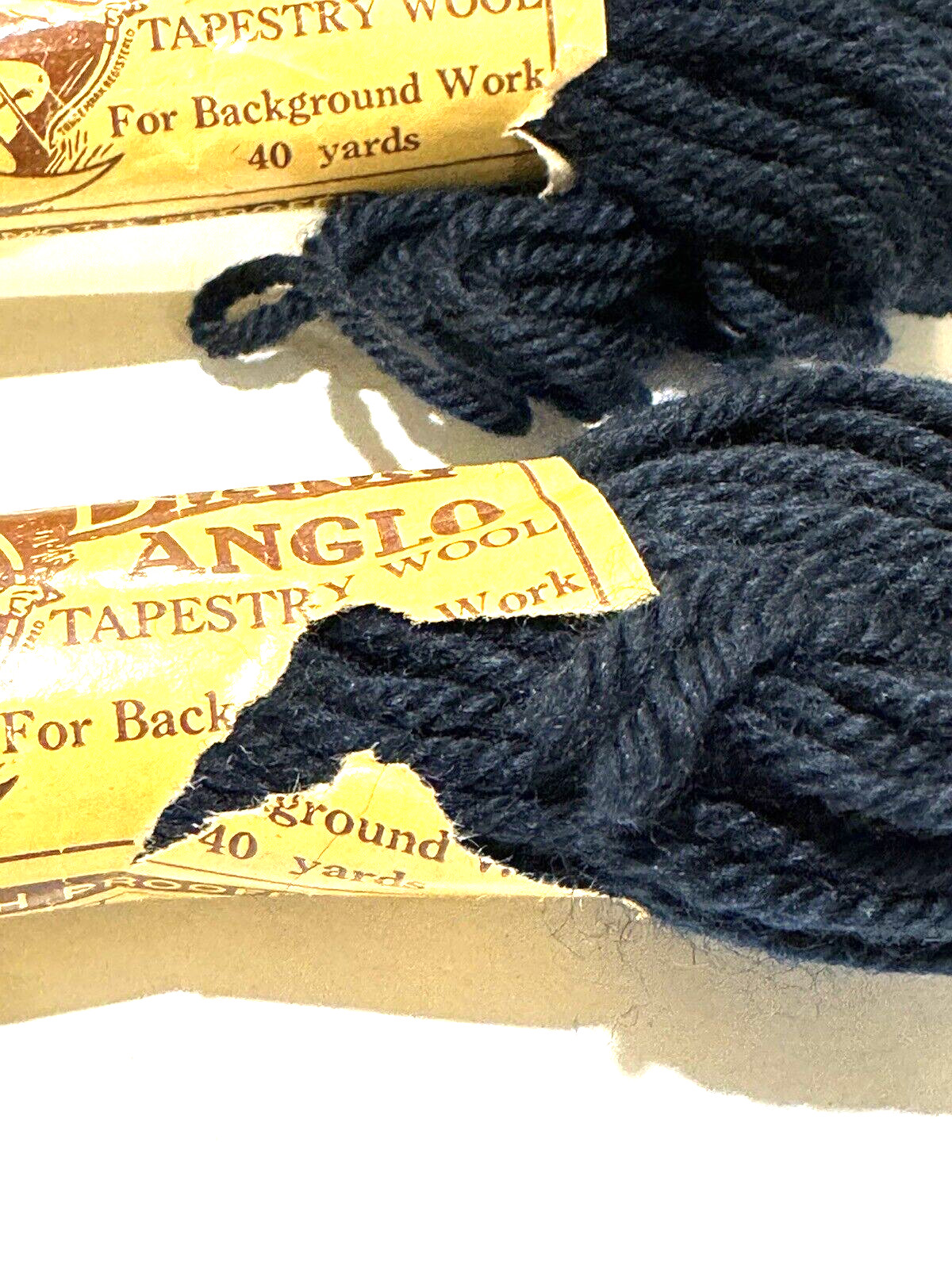 VTG Diana Anglo Tapestry Wool Yarn 455 DL 76 Needlework USA Craft Lot of 3 READ