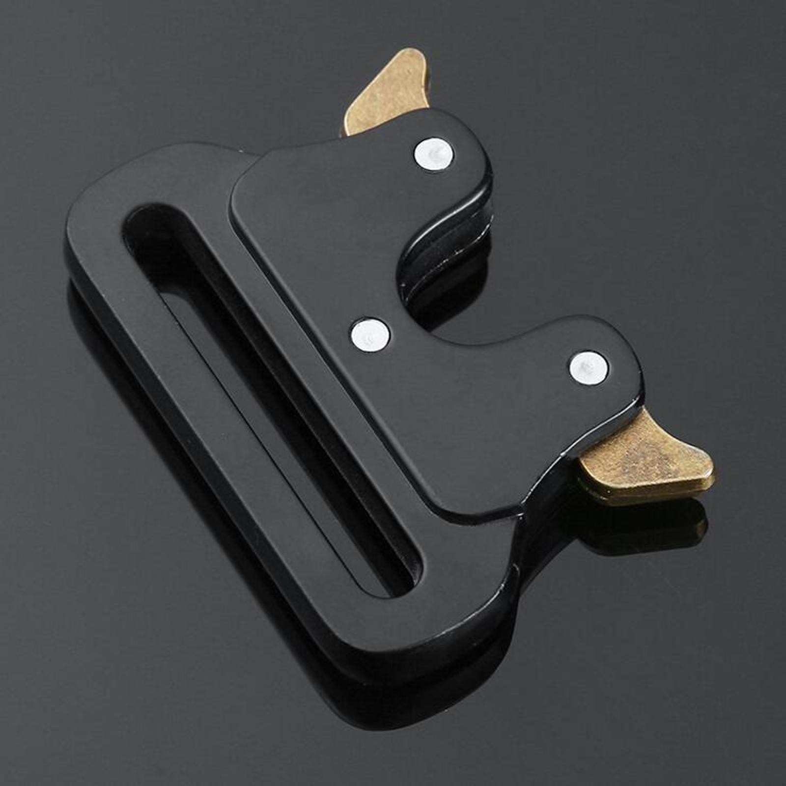 Quick Side Release Metal Strap Buckle Black for Bags Luggage Webbing Sewing tt