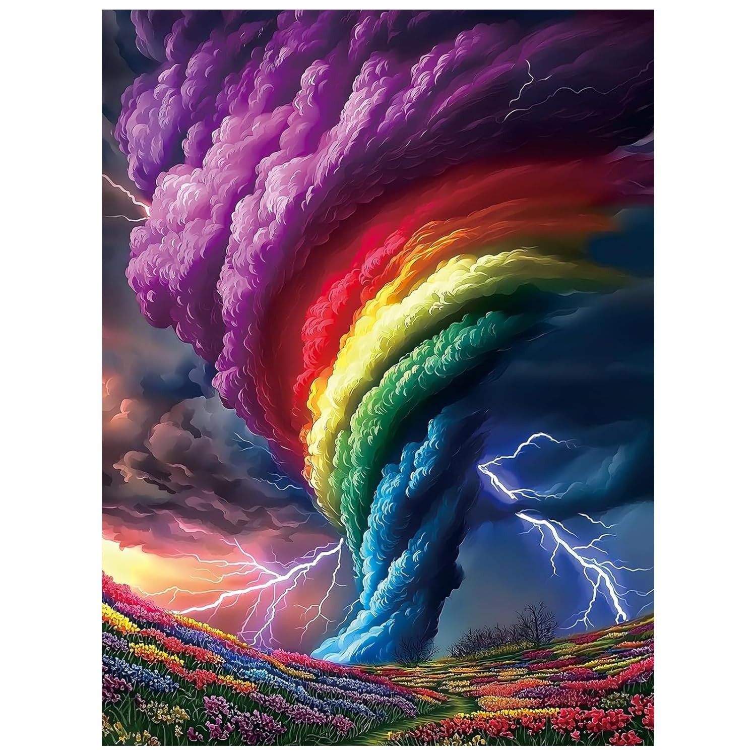Tornado Diamond Painting Kits for Adults,Tornado Diamond Art Kits for Adults, DI