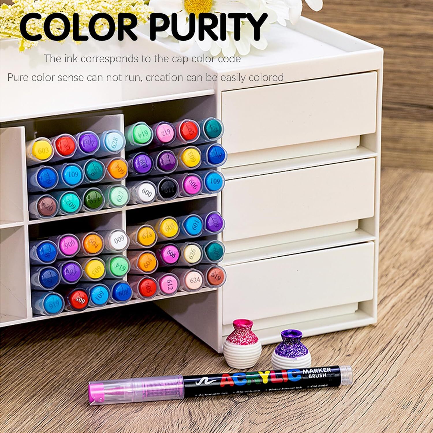 36 Waterproof Permanent Paint Marker Pen Car Tyre Tire Tread Rubber Wood Metal