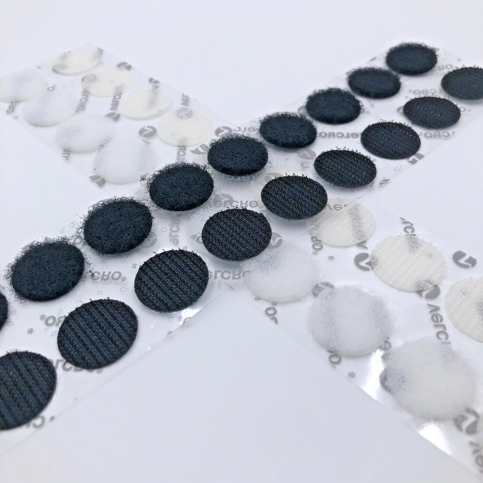 VELCRO Self Adhesive Dots Circles 3/4″ Inch Diameter 10 Sets Hook and Loop