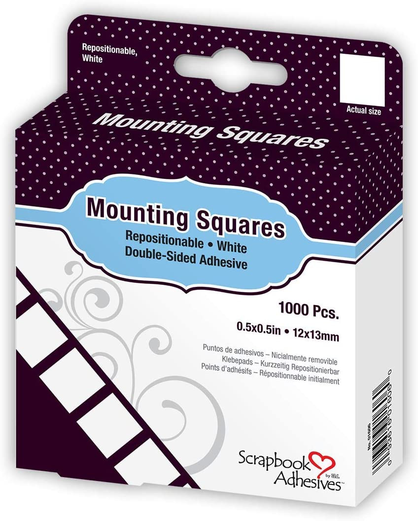 by 3L Repositionable Mounting Squares, 1000-Pack