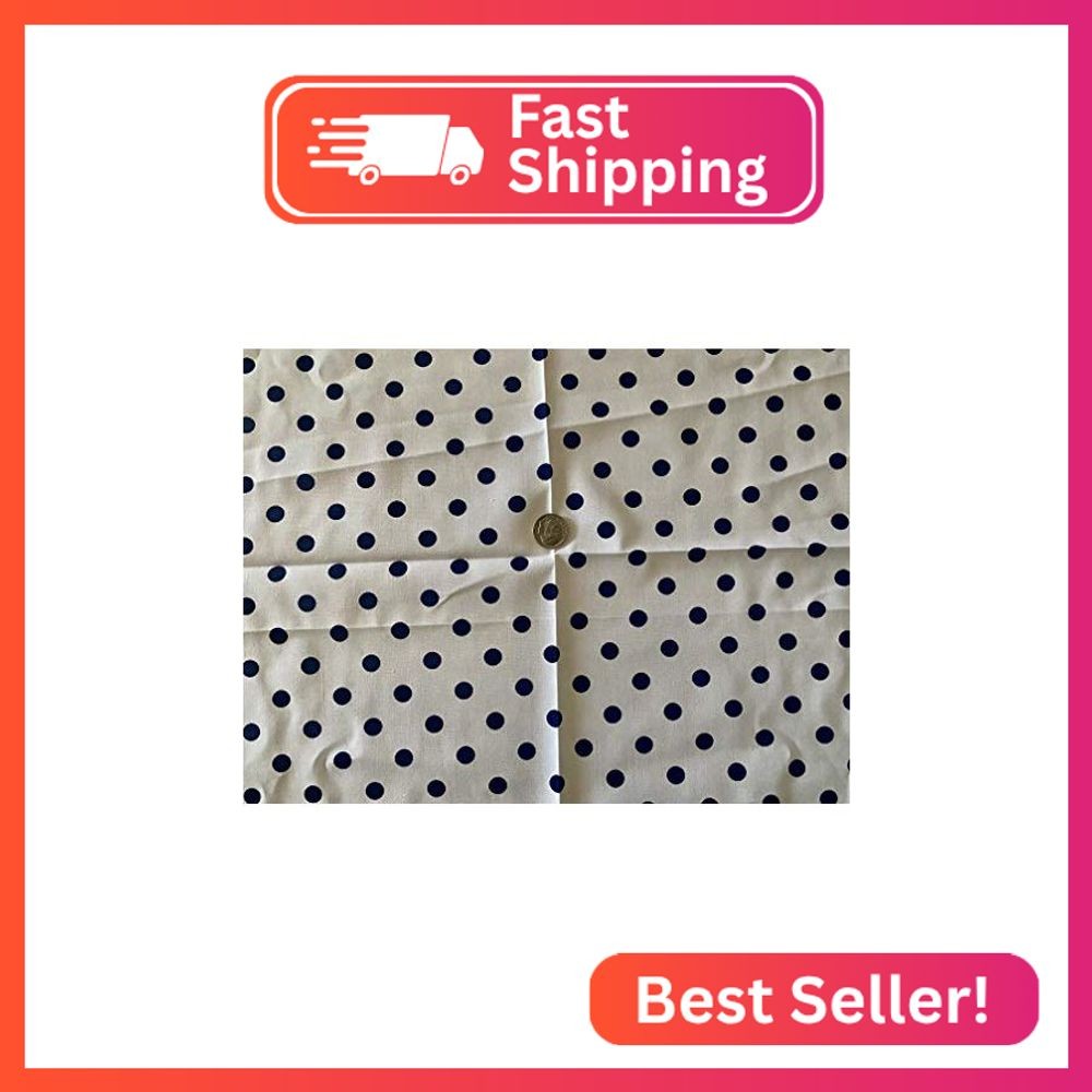Valentina Textile inc Small Polka Dot Poly Cotton Multi-Colors 60″ Wide Polyeste