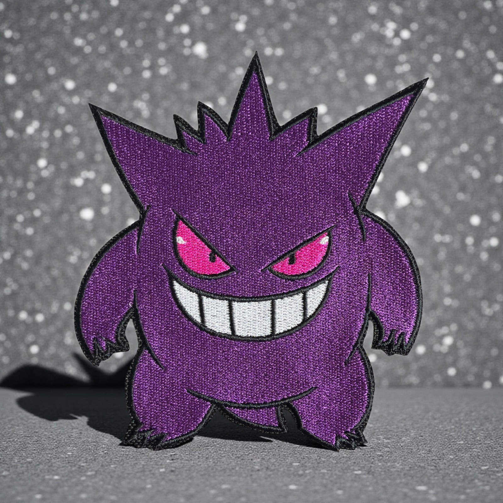 Gengar Pokemon Embroidery Patch Multi Sizes 3″ – 7″