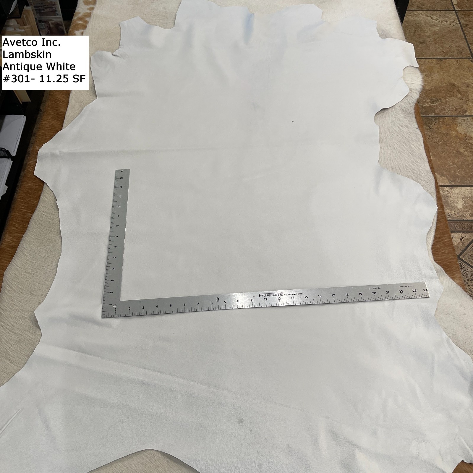 Select Your Hide Lambskin Hide Soft Leather 2 oz 0.8 – 1.0 mm Avetco Inc.
