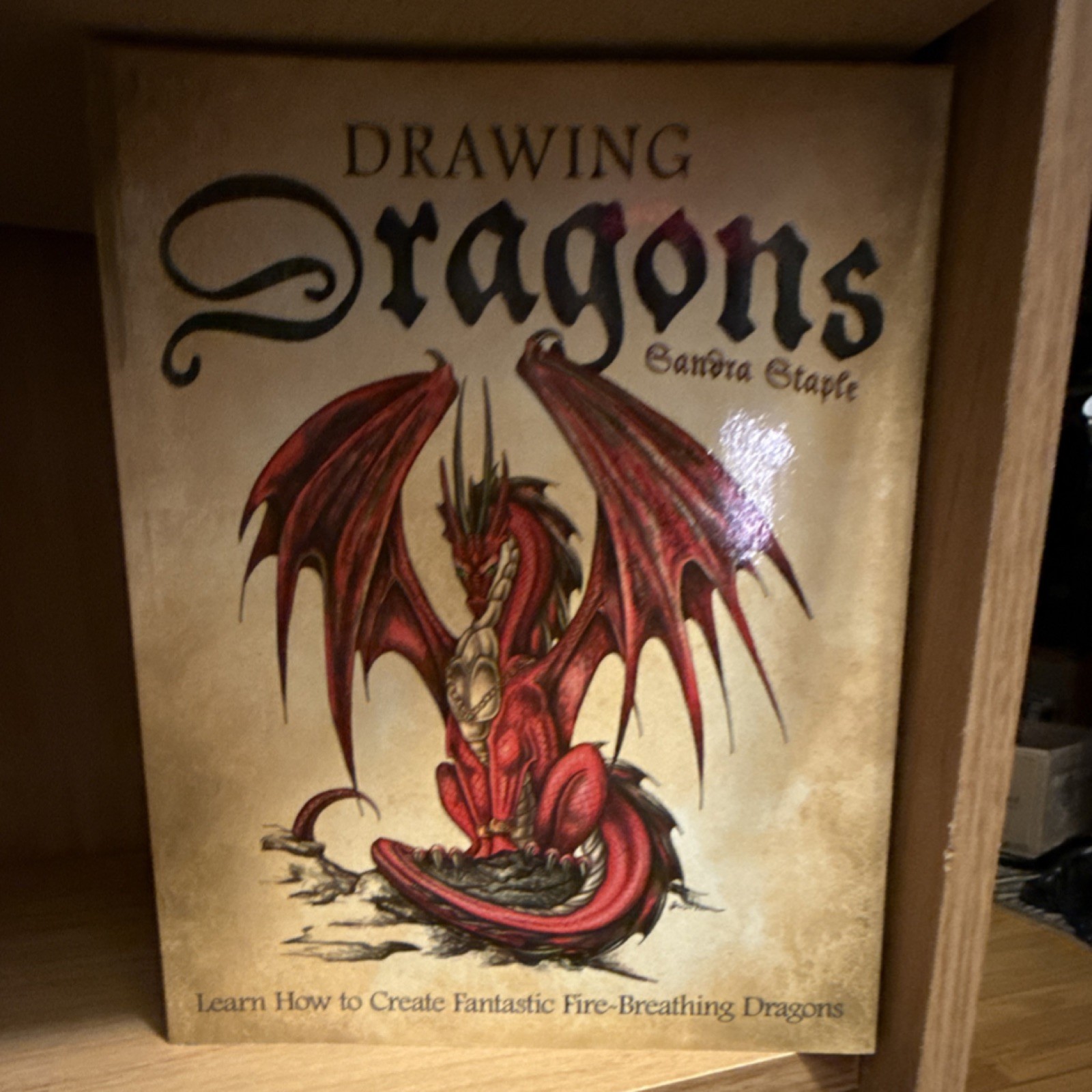 Drawing Dragons by Sandra Staple Drawing/Sketching Fantasy & Science Fiction