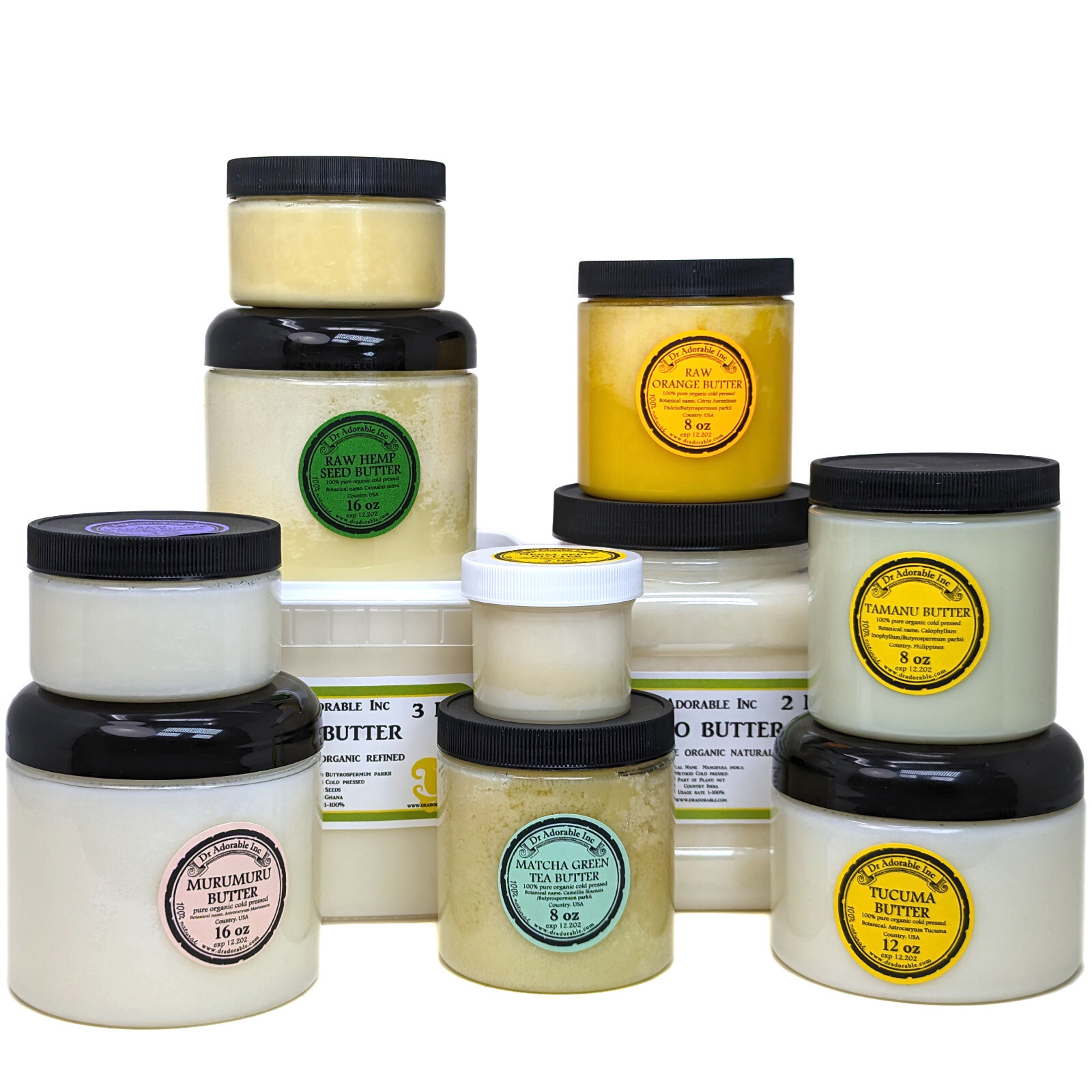RAW ILLIPE BUTTER FRESH ORGANIC PURE 2 OZ 4 OZ 8 OZ 1 LB 2LB-UP TO 12L