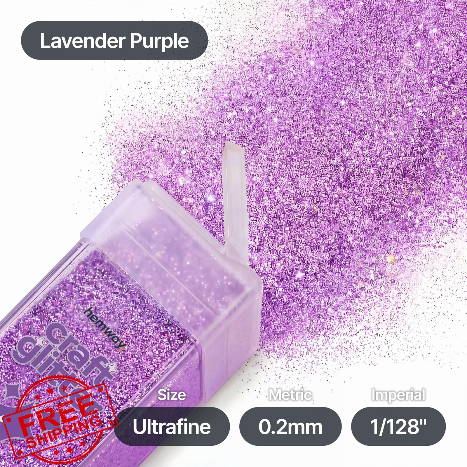 Hemway Craft Glitter Shaker 130g / 4.6oz Glitter for Arts, Crafts, Resin, Tum…